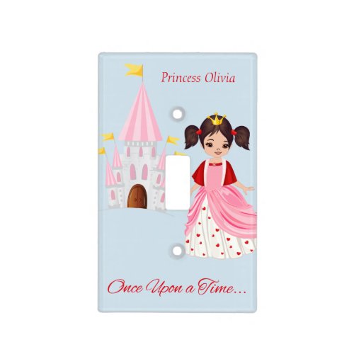 Princess Heart and Castle Light Switch Cover