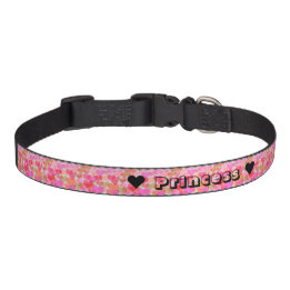 Princess Hearts Fur Baby Dog Cat Collar
