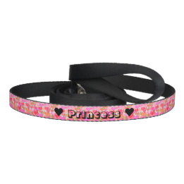 Princess Hearts Fur Baby Dog Cat Walking Leash