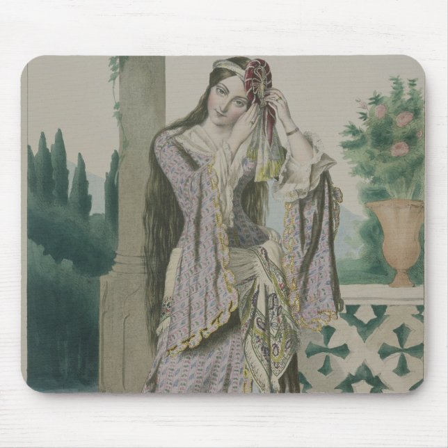 Princess Helen, engraved by the Thierry Brothers, Mouse Pad (Front)