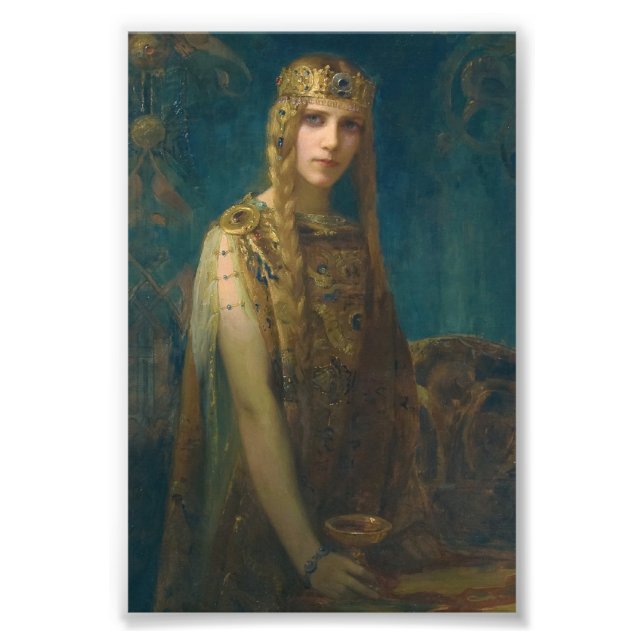 Princess Helen Wearing a Crown Photo Print (Front)