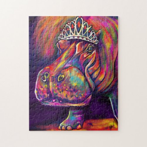 Princess Hippo 11x14 _ 252 Piece Art Puzzle
