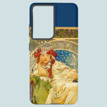 Princess Hyacinth   Samsung Galaxy S21  Case<br><div class="desc">Oskar Nedbal's ballet-pantomime, Princess Hyacinth, premiered in 1911 at the National Theatre, Prague, with libretto by Ladislav Novák. Mucha's poster advertising the performance features the portrait of the popular actress Andula Sedláčková, who starred in the title role. A village blacksmith dreams that his daughter becomes the Princess Hyacinth and that...</div>
