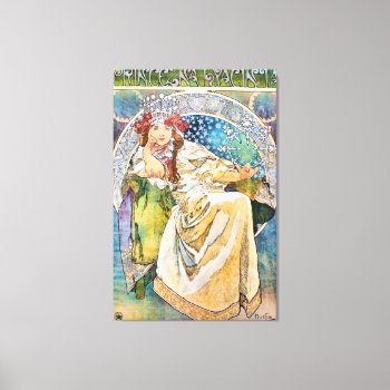 Princess Hyacinth Vintage Theater Advertisement Canvas Print by LeAnnS123 at Zazzle