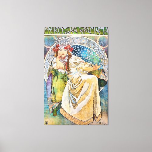 Princess Hyacinth Vintage Theater Advertisement Canvas Print