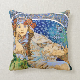 Princess Hyacinth Vintage Theater Advertisement Throw Pillow