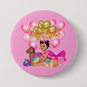 Princess in Pink Button