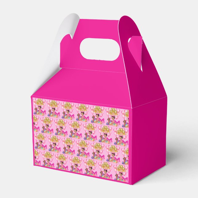Princess in Pink  Favor Boxes (Front Side)