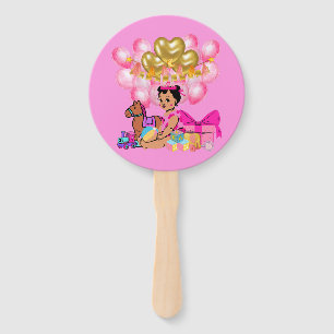 Princess in Pink  Hand Fan