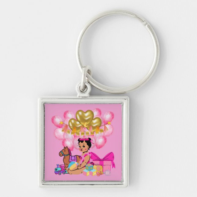 Princess in Pink  Keychain (Front)