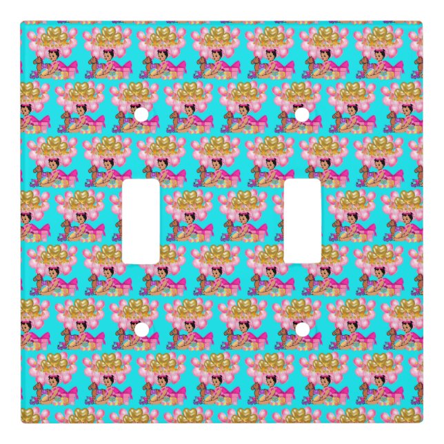 Princess in Pink  Light Switch Cover (Front)