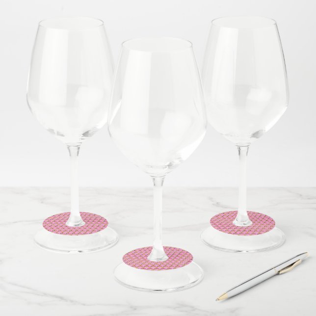 Princess in Pink  Wine Glass Tag (Set)