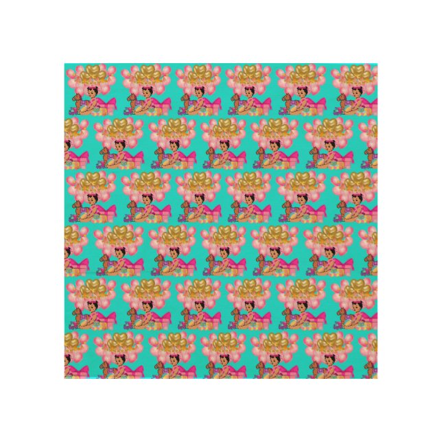 Princess in Pink  Wood Wall Art (Front)
