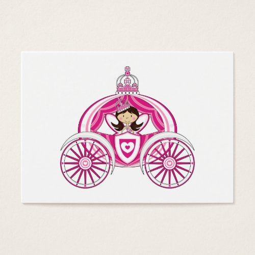 Princess in Royal Carriage Bookmark Business Card