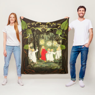 Princess in the Forest Sibylle Von Olfers Fleece Blanket