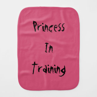 Princess In Training Burp cloth