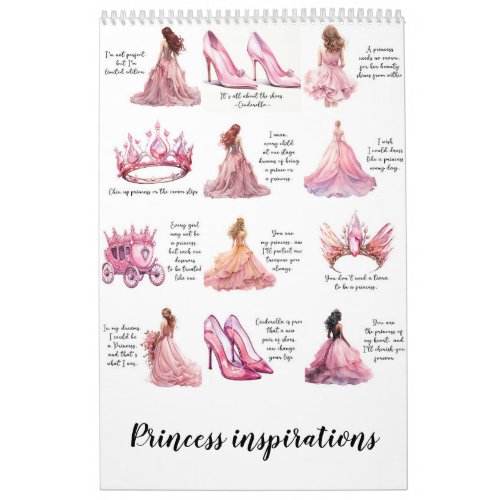 Princess Inspirations Calendar