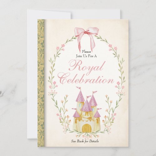 Princess Invitation Princess Birthday Invitation