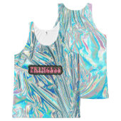 Princess Iridescent Tank Top (Front and Back)