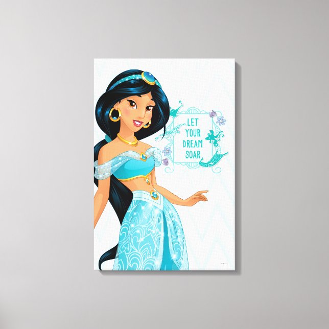 Princess Jasmine Canvas Print (Front)