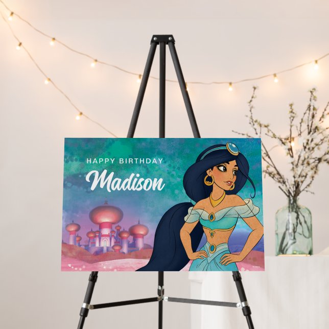 Princess Jasmine Enchanted Birthday Foam Board (In Situ (Stand))