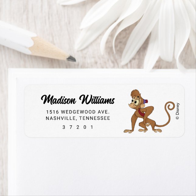 Princess Jasmine Enchanted Birthday Label (Insitu)