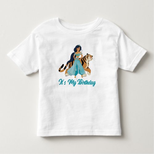 Princess Jasmine Enchanted Birthday Toddler T_shirt