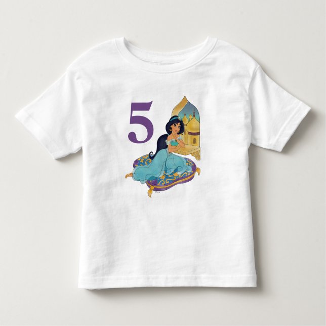 Princess Jasmine Enchanted Birthday Toddler T-shirt (Front)