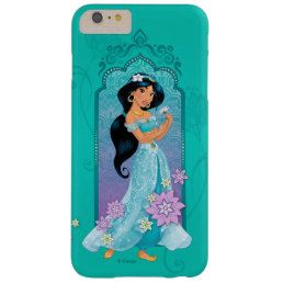 Princess Jasmine Floral Frame Barely There iPhone 6 Plus Case