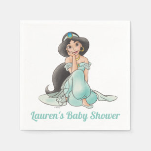 Princess Jasmine Girl Baby Shower Napkins