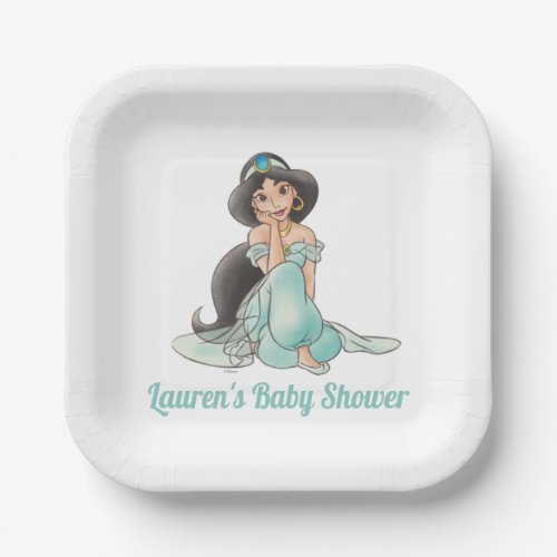 Princess Jasmine  Girl Baby Shower  Paper Plates