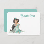 Princess Jasmine | Girl Baby Shower Thank You Invitation (Front/Back)