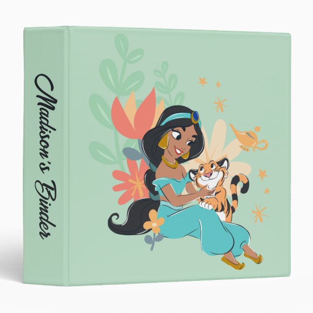 Princess Jasmine & Rajah - Magical Moments 3 Ring Binder (Front/Spine)