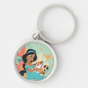 Princess Jasmine & Rajah - Magical Moments Keychain
