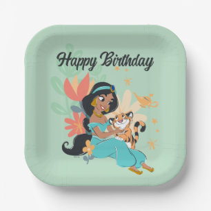 Princess Jasmine & Rajah - Magical Moments Paper Plates