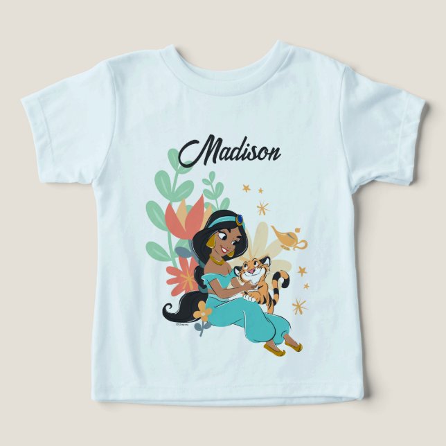 Princess Jasmine & Rajah - Magical Moments Toddler T-shirt (Design Front)