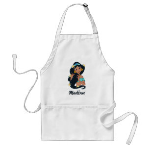 Princess Jasmine - Sparkling Hair & Blossoms Adult Apron