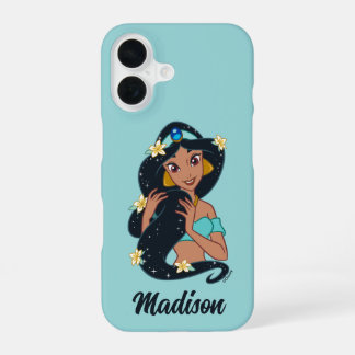 Princess Jasmine - Sparkling Hair & Blossoms iPhone 16 Case