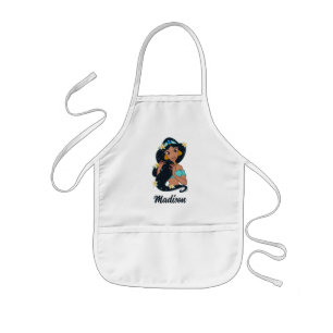 Princess Jasmine - Sparkling Hair & Blossoms Kids' Apron