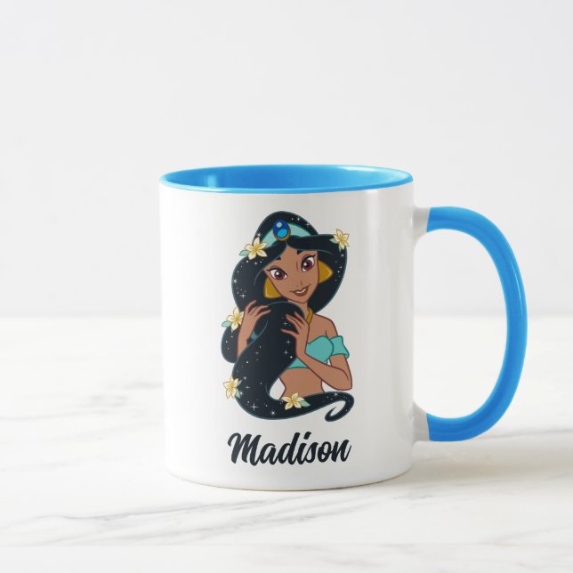 Princess Jasmine - Sparkling Hair & Blossoms Mug (Right)
