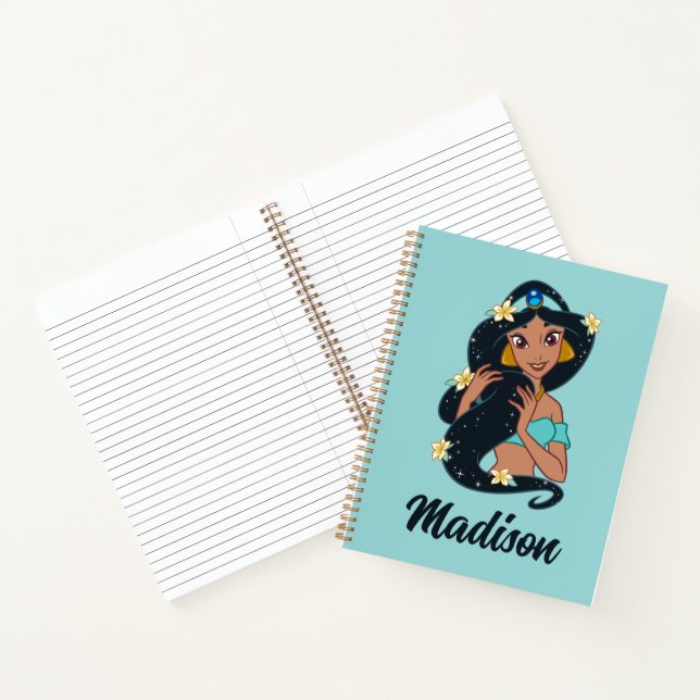 Princess Jasmine - Sparkling Hair & Blossoms Notebook (Inside)
