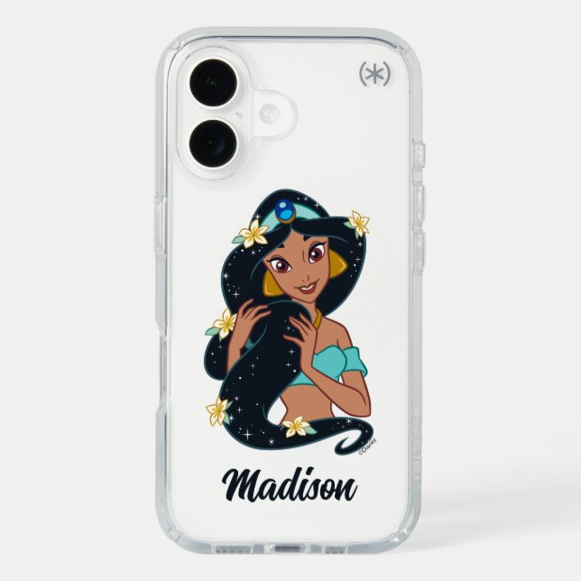 Princess Jasmine - Sparkling Hair & Blossoms Speck iPhone Case (Front)