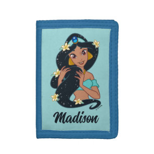Princess Jasmine - Sparkling Hair & Blossoms Tri-fold Wallet