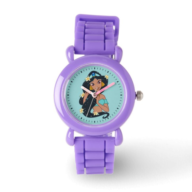 Princess Jasmine - Sparkling Hair & Blossoms Watch (Front)