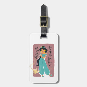 Princess Jasmine - Take Your Dreams Higher Luggage Tag