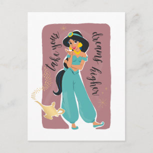 Princess Jasmine - Take Your Dreams Higher Postcard