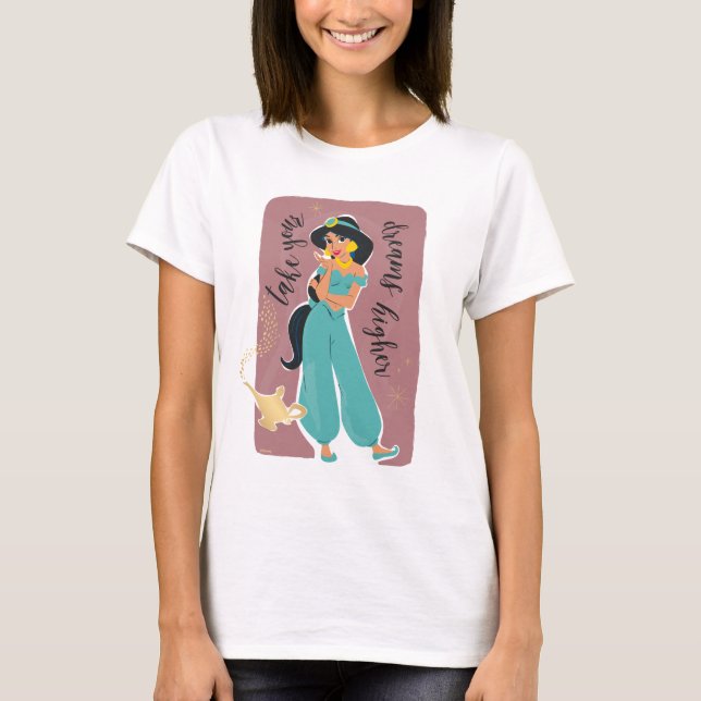 Princess Jasmine - Take Your Dreams Higher T-Shirt (Front)