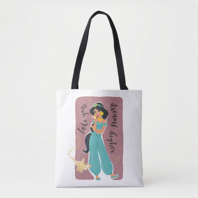 Princess Jasmine - Take Your Dreams Higher Tote Bag (Front)