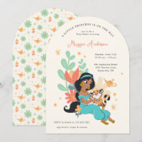 Princess Jasmine Whimsical Floral Baby Shower