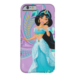 Princess Jasmine with Feathers &amp; Flowers Barely There iPhone 6 Case